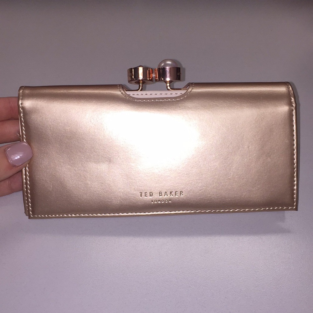 Ted Baker “Honeyy Bobble Matinee Patent Wallet”